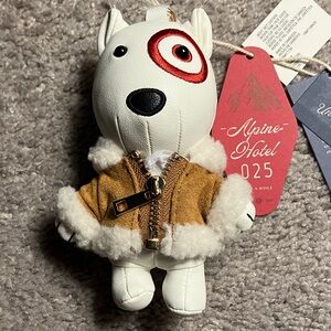 Cozy Alpine Bullseye Dog Bag Charm - Universal Thread™ Off-White